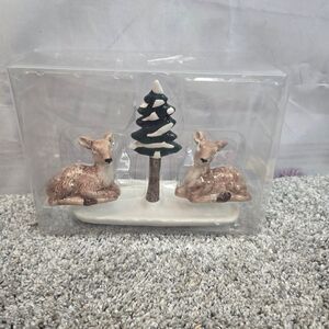 Robert Stanley Salt & Pepper Shakers Reindeer Tree Christmas Hobby Lobby